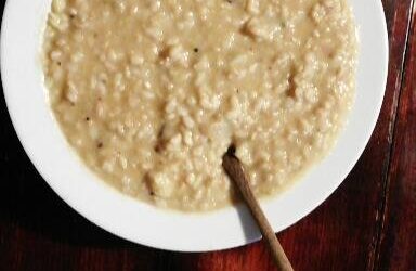 Porridge banana e avocado